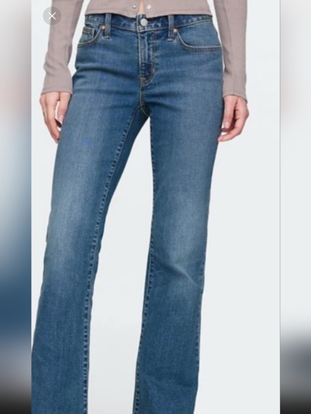 Gap Low Rise Boot Cut Jeans Size 8 Regular